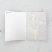 Angel met Bird CC0418 Islamic Art Wenskaart Kaart (Binnen)