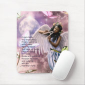 Angel met Butterflies Custom Gift Mousepad Muismat (Met muis)
