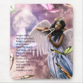 Angel met Butterflies Custom Gift Mousepad Muismat (Voorkant)