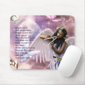 Angel met Butterflies Custom Gift Mousepad Muismat (Met muis)
