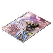 Angel met Butterflies Custom Gift Notitieboek (Linkerzijde)