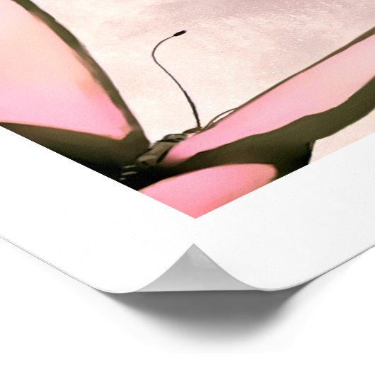 Angel met Butterflies die Prints voor aangepaste k (Hoek)