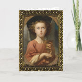 Angel met Chalise -  Fine Art Card Feestdagen Kaart (Voorkant)