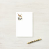 Angel met Cross en Clematis Flowers Post-it® Notes (Op bureau)