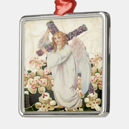 Angel met Cross Ornament (Links)