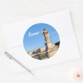 Angel met Crown of Thorns - Sant'Angelo, Rome Ronde Sticker (Envelop)