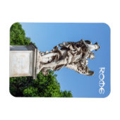 Angel met de Column - Sant'Angelo bridge, Rome Magneet (Horizontaal)