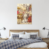 Angel met de Key of the Abyss, 1498 Canvas Afdruk (Insitu (Slaapkamer))