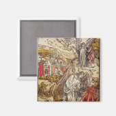 Angel met de Key of the Abyss, 1498 Magneet (Voorkant / Achterkant)