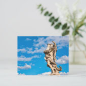 Angel met de Kolom Briefkaart (Staand voorkant)