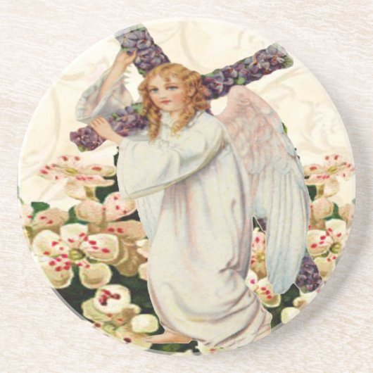 Angel met dwars Onderzetter (Voorkant)