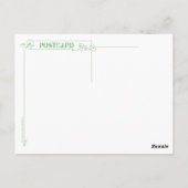 Angel met een Lute-Briefkaart Briefkaart (Achterkant)