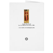 Angel met een scrol van John Melhuish Strudwick (Achterkant)