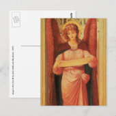 Angel met een scrol van John Melhuish Strudwick Briefkaart (Voorkant / Achterkant)