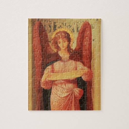 Angel met een scrol van John Melhuish Strudwick Legpuzzel (Verticaal)