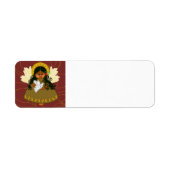 Angel met etiket van het retouradres van de hond (Voorkant)