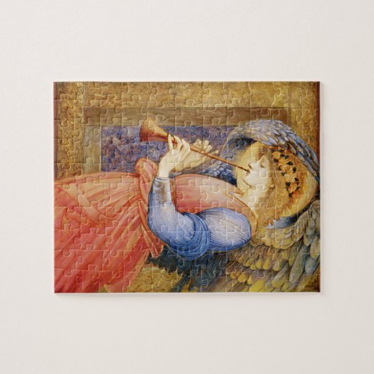 Angel met flageolet legpuzzel (Horizontaal)