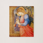 Angel met flageolet legpuzzel (Verticaal)