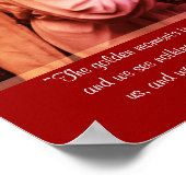 Angel met George Elliot citeert poster (Hoek)