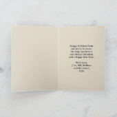 Angel met gitaar Kerst Kaart (Binnen)