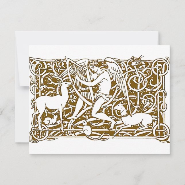 Angel met Harp (Voorkant)