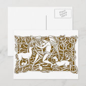 Angel met Harp Briefkaart (Voorkant / Achterkant)