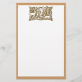 Angel met Harp Briefpapier (Voorkant)