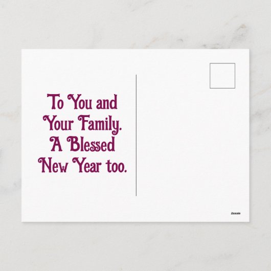 Angel met harp kerst Briefkaart (Achterkant)