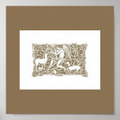 Angel met Harp Print (Voorkant)