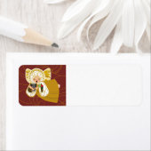 Angel met Harp Return Address Labels (Insitu)