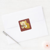 Angel met Harp Sticker (Envelop)