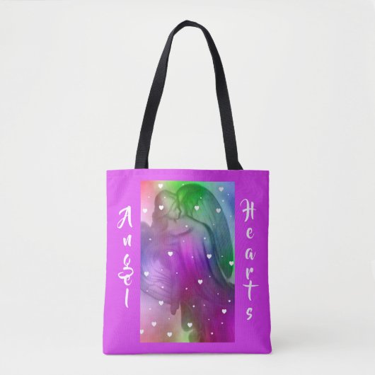 Angel met hart tote bag (Voorkant)