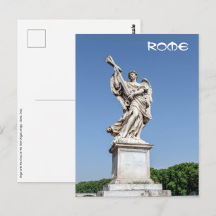 Angel met het kruis op de brug van Sant'Angelo - R Briefkaart