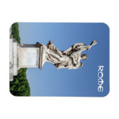 Angel met het kruis op de brug van Sant'Angelo - R Magneet (Horizontaal)