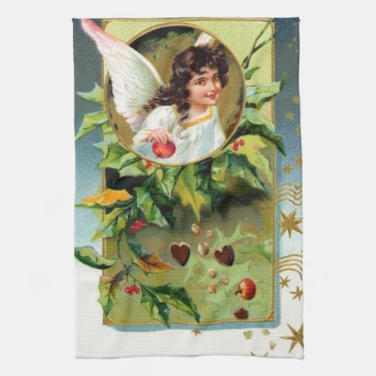 Angel met Holly Theedoek (Verticaal)