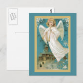 Angel met horens briefkaart (Voorkant / Achterkant)