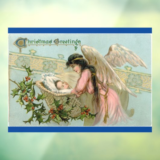 Angel met Jesus Window Cling Raamsticker (Vel 3)