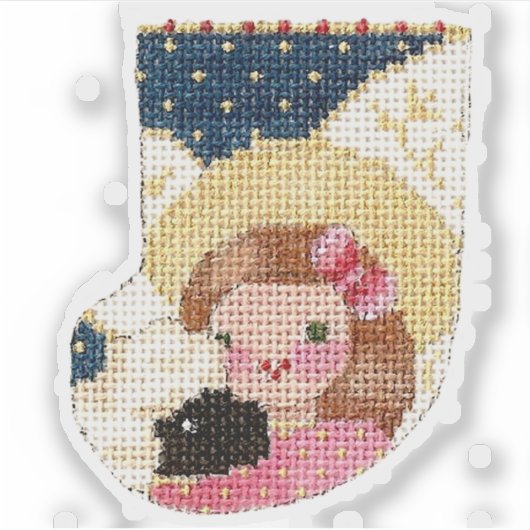 Angel met Lamb Sticker (Voorkant)