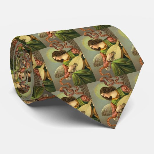 Angel met Mandolin Stropdas (Opgerold)