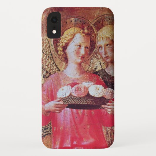 ANGEL MET PINK WHITE ROSES Case-Mate iPhone CASE (Achterkant)