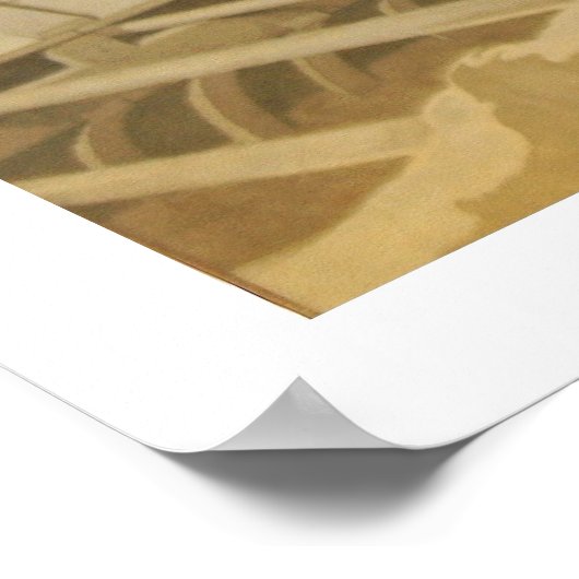 Angel met Rosary Poster (Hoek)