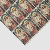 Angel met roze lint tissuepapier (Detail)