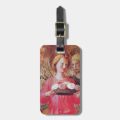 ANGEL MET ROZEN BAGAGELABEL (Voorkant verticaal)