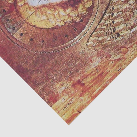 ANGEL MET ROZEN EN ARCHANGEL GABRIEL TISSUEPAPIER (Detail)