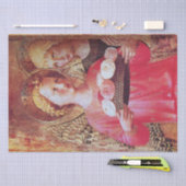 ANGEL MET ROZEN EN ARCHANGEL GABRIEL TISSUEPAPIER (Craft)