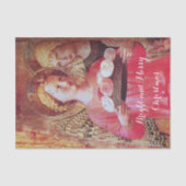 ANGEL MET ROZEN EN ARCHANGEL GABRIEL TISSUEPAPIER (Voorkant)