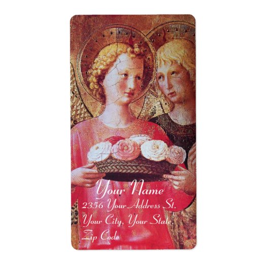 ANGEL MET ROZEN ETIKET (Voorkant)