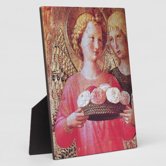 ANGEL MET ROZEN FOTOPLAAT (Zijkant)