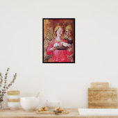 ANGEL MET ROZEN POSTER (Keuken)