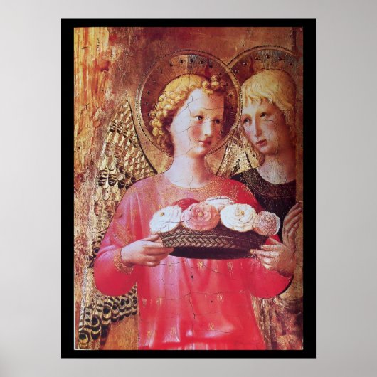 ANGEL MET ROZEN POSTER (Voorkant)